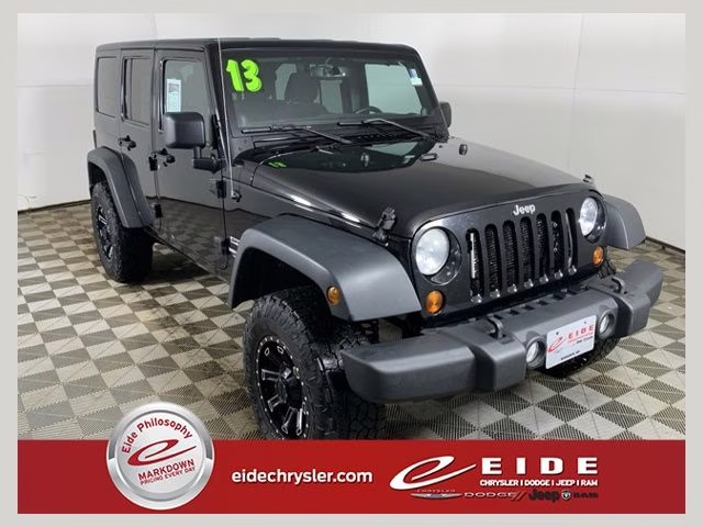 2013 Black Clearcoat Jeep Wrangler Unlimited Sport 4X4 SUV