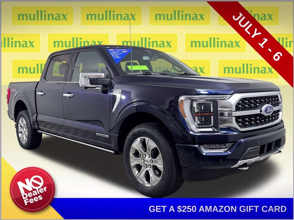 2023 Antimatter Blue Metallic Ford F-150 Platinum 4X4 Truck