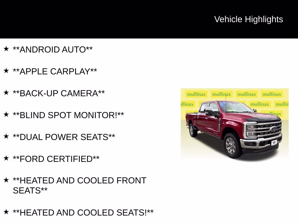 2025 Ruby Red Metallic Ford Super Duty F-250 SRW King Ranch 4X4 Truck