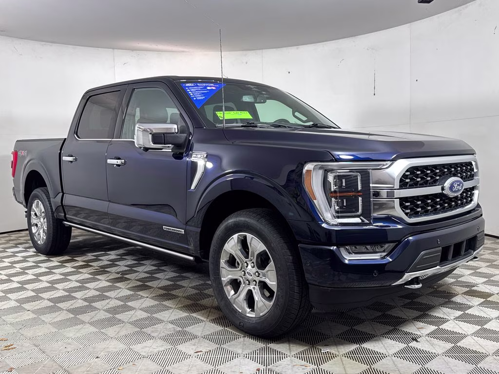 2023 Antimatter Blue Metallic Ford F-150 Platinum 4X4 Truck