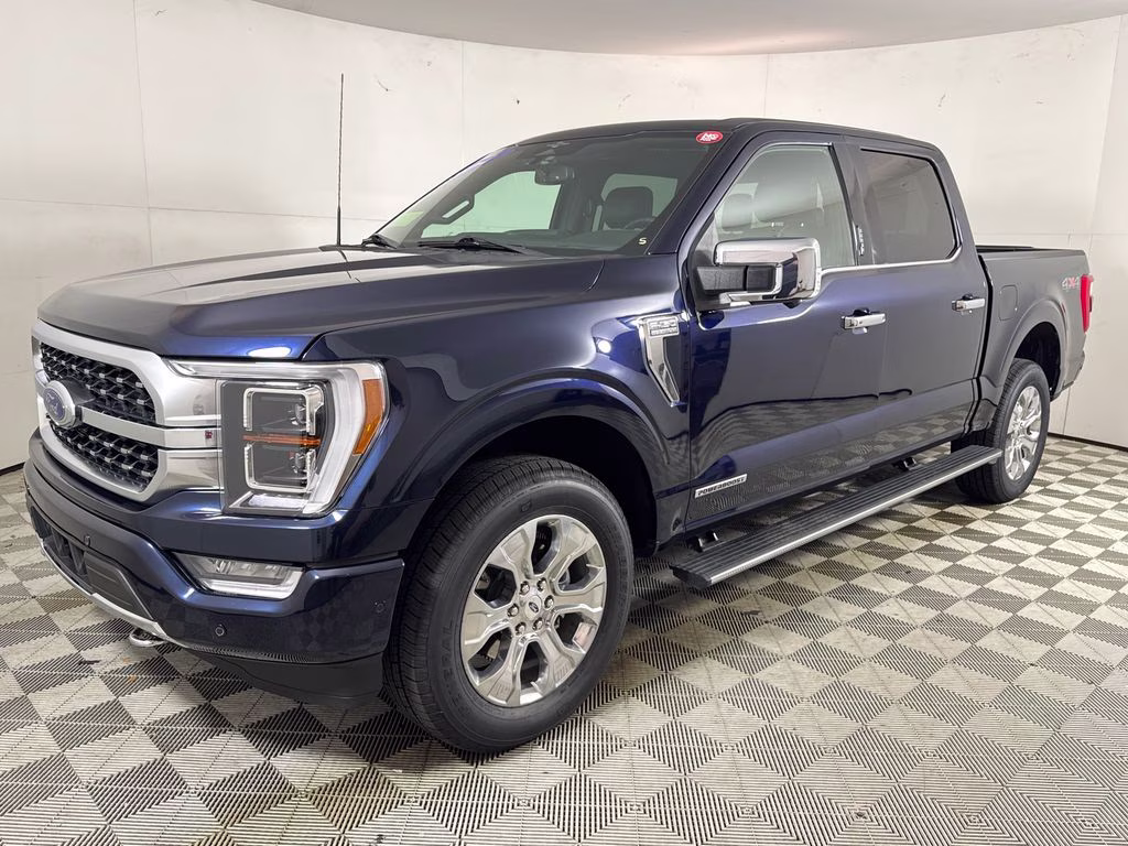 2023 Antimatter Blue Metallic Ford F-150 Platinum 4X4 Truck