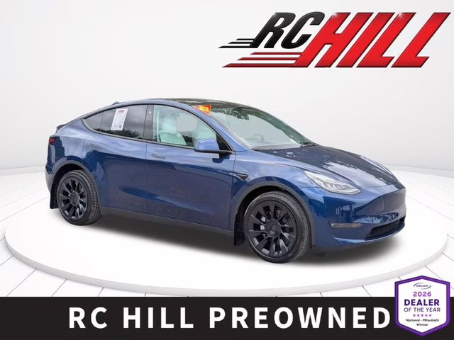 2022 Deep Blue Metallic Tesla Model Y Long Range AWD SUV
