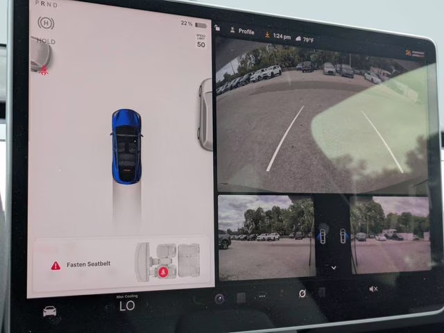 2022 Deep Blue Metallic Tesla Model Y Long Range AWD SUV