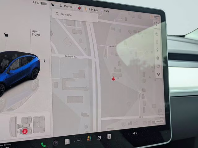 2022 Deep Blue Metallic Tesla Model Y Long Range AWD SUV