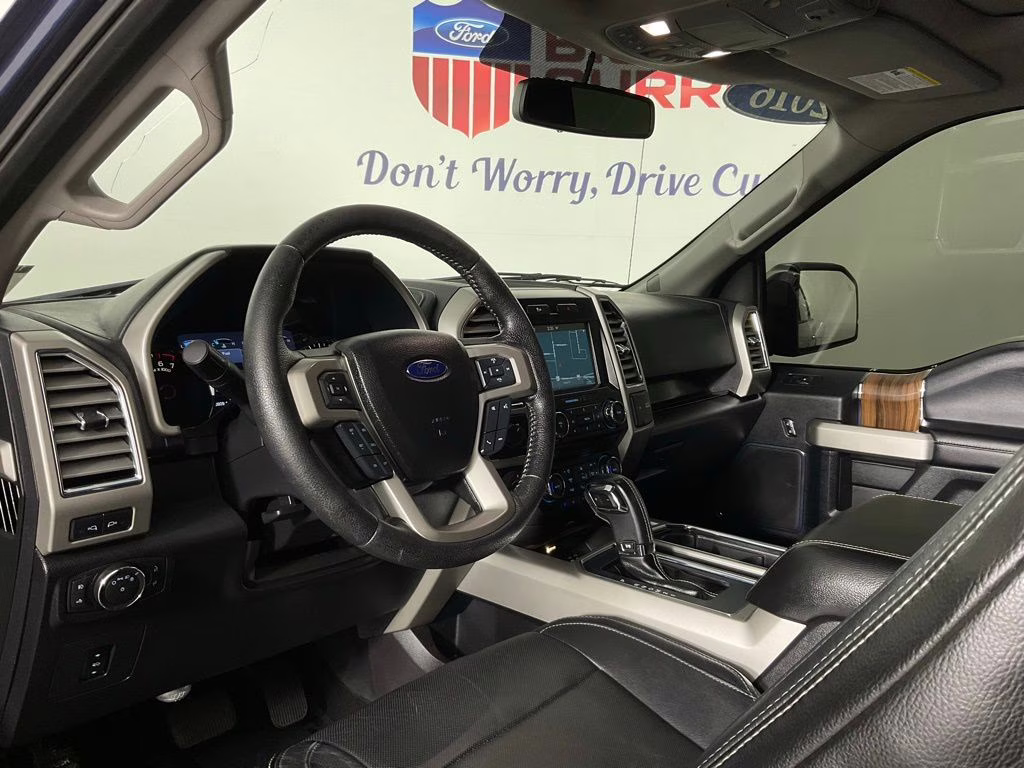 2016 Blue Ford F-150 Lariat RWD Truck