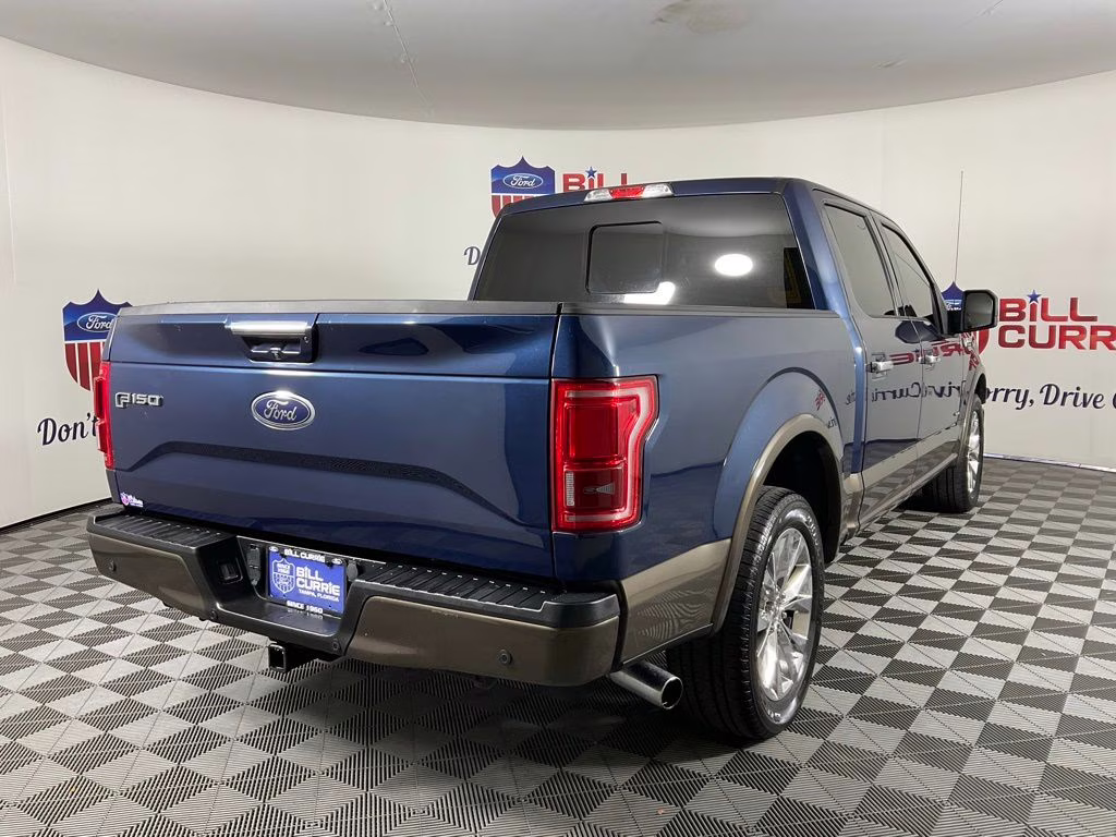 2016 Blue Ford F-150 Lariat RWD Truck
