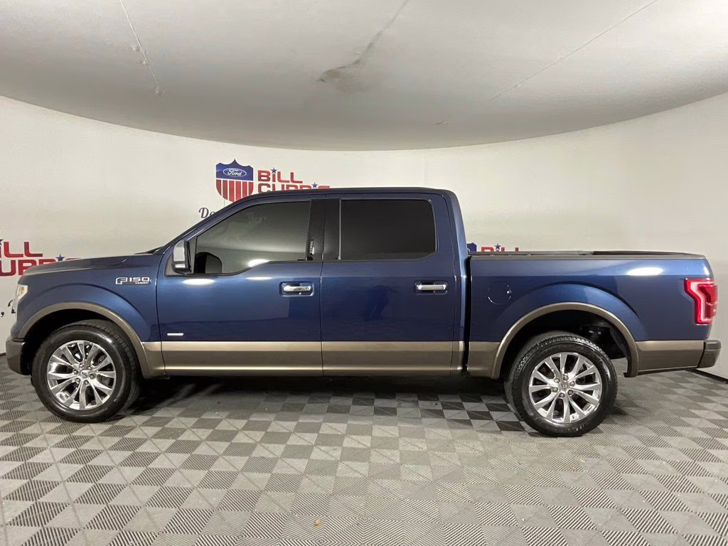 2016 Blue Ford F-150 Lariat RWD Truck