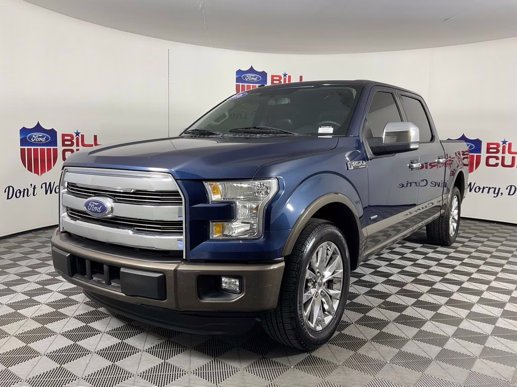 2016 Blue Ford F-150 Lariat RWD Truck