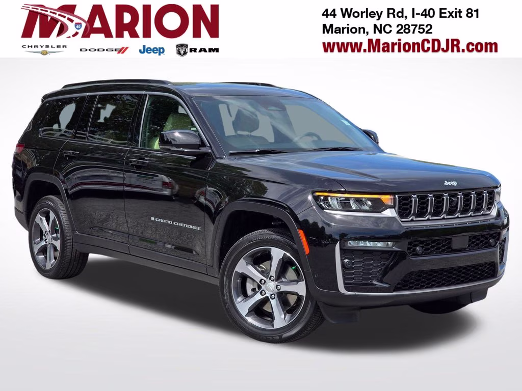 2026 Diamond Black Crystal Pearlcoat Jeep Grand Cherokee L Limited 4X4 SUV