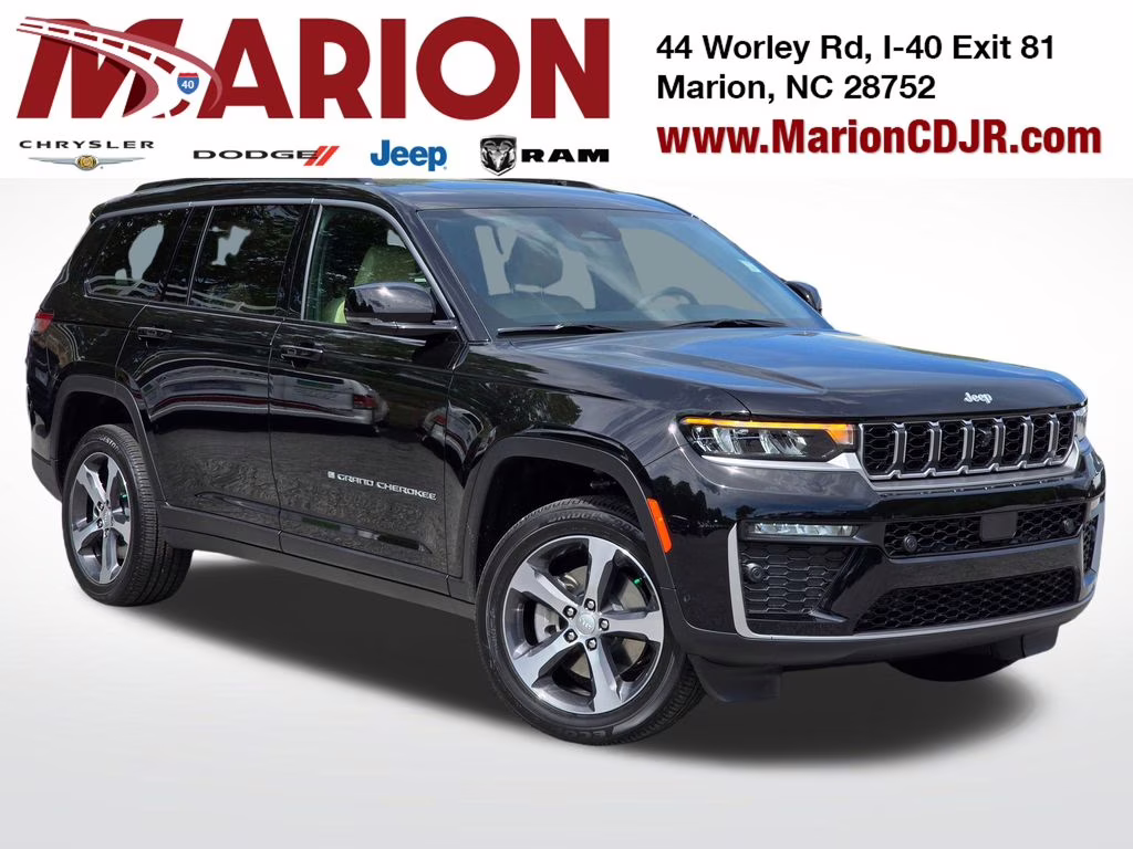 2026 Diamond Black Crystal Pearlcoat Jeep Grand Cherokee L Limited 4X4 SUV