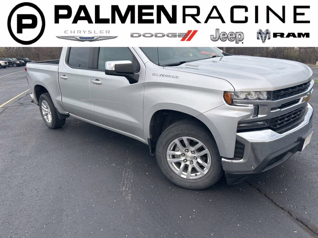 2021 Silver Ice Metallic Chevrolet Silverado 1500 LT RWD Truck