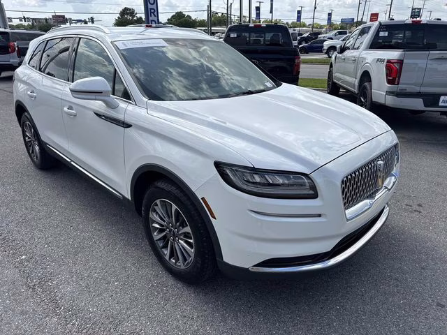 2023 White Metallic Lincoln Nautilus Standard AWD SUV