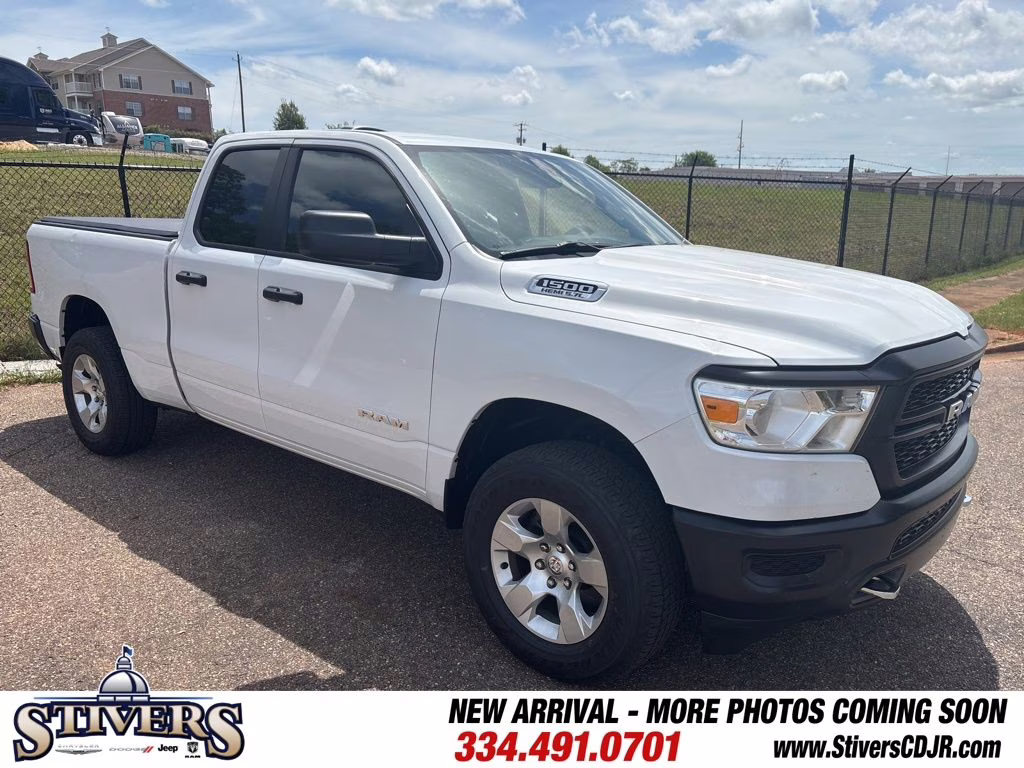 2022 Bright White Clearcoat Ram 1500 Tradesman RWD Truck