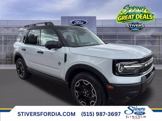 2026 Space White Metallic Ford Bronco Sport Outer Banks 4X4 SUV