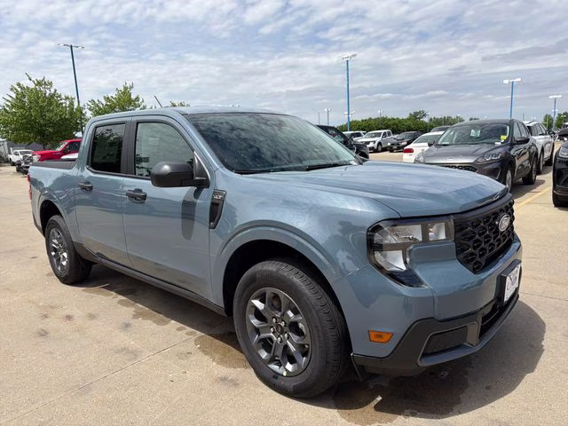 2026 Azure Gray Metallic Tri-Coat Ford Maverick XLT AWD Truck