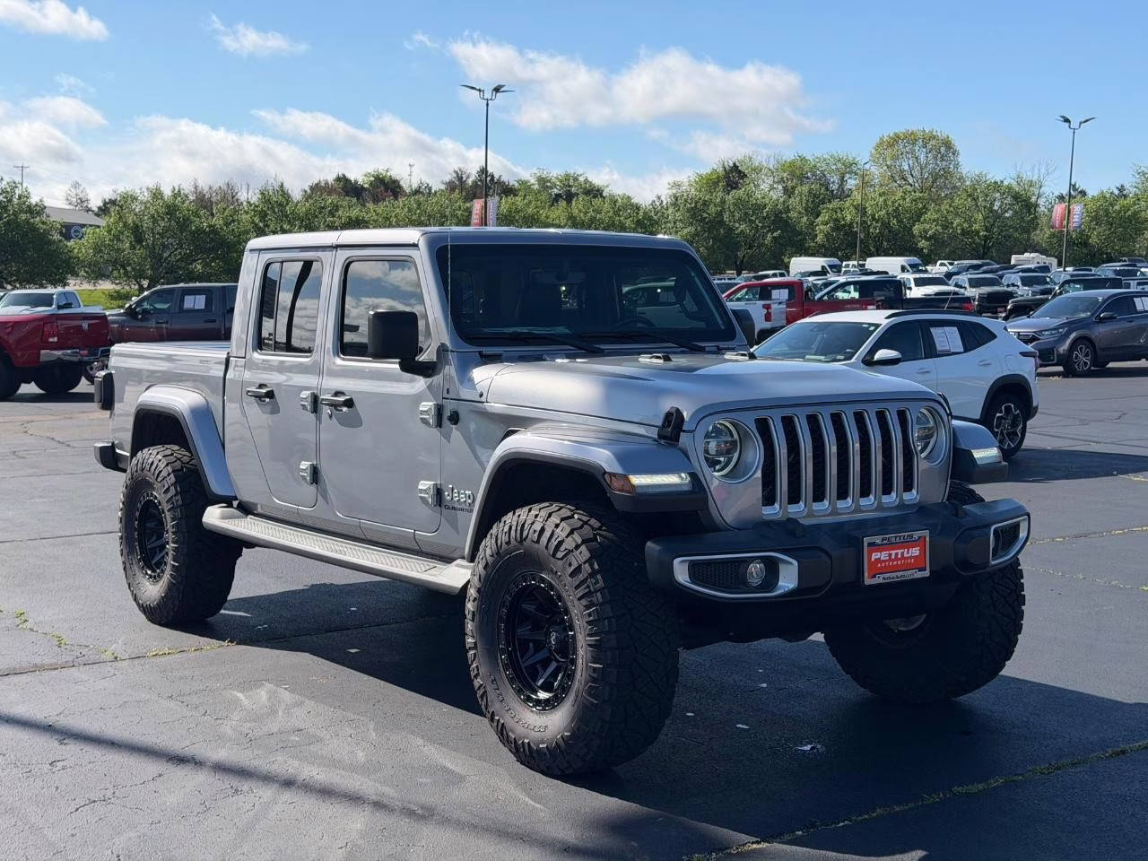 2021 Billet Silver Metallic Clearcoat Jeep Gladiator Overland 4X4 Truck