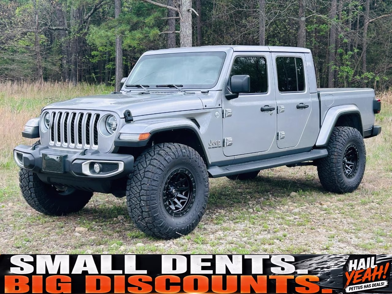 2021 Billet Silver Metallic Clearcoat Jeep Gladiator Overland 4X4 Truck