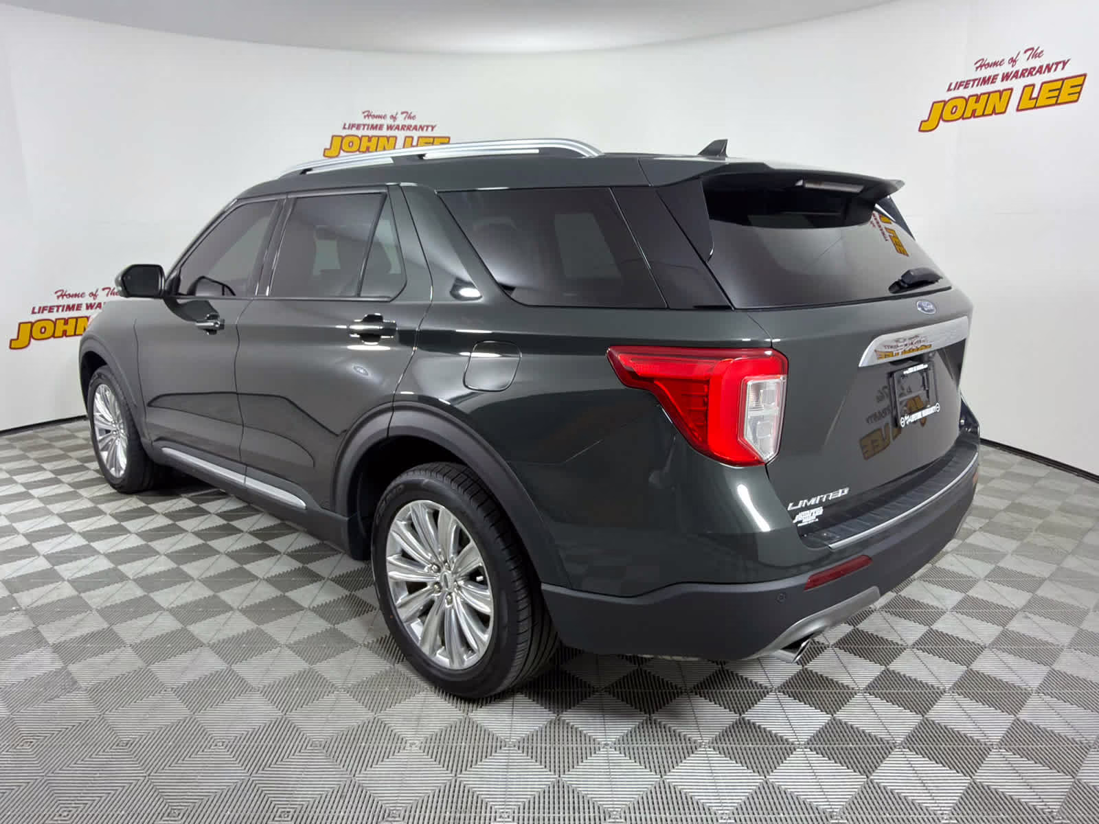 2023 Forged Green Metallic Ford Explorer Limited RWD SUV