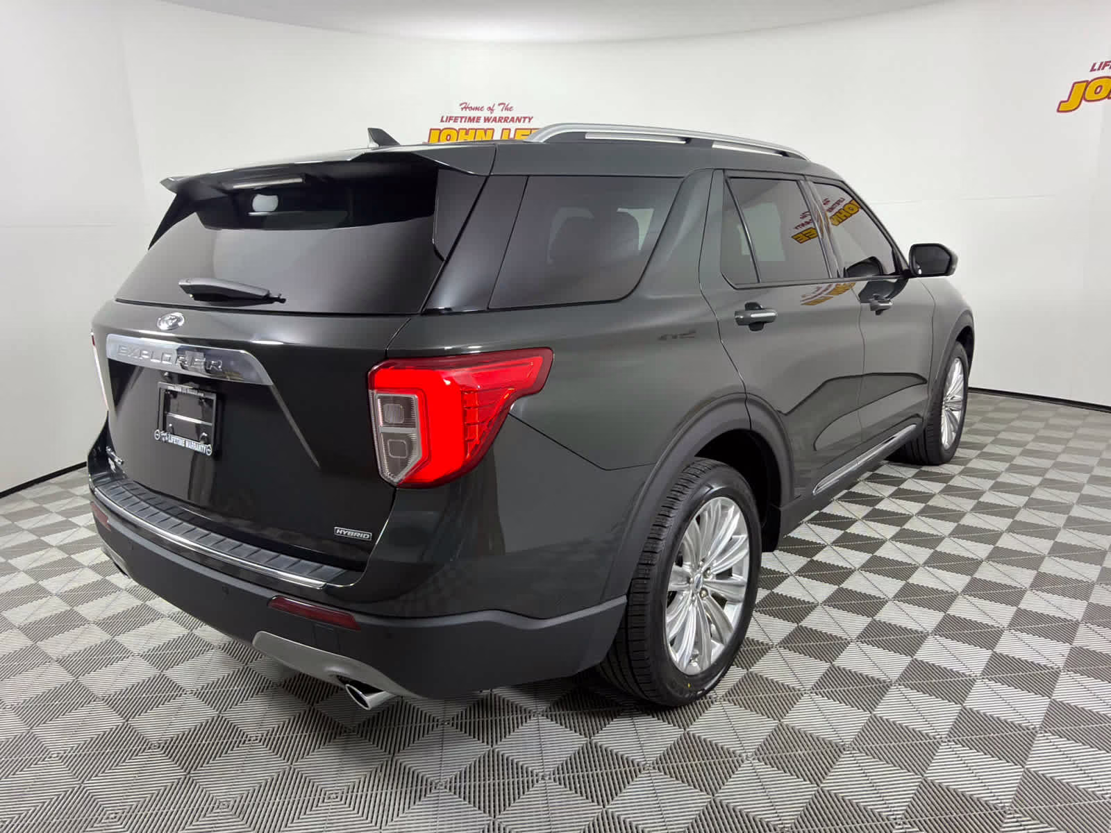2023 Forged Green Metallic Ford Explorer Limited RWD SUV