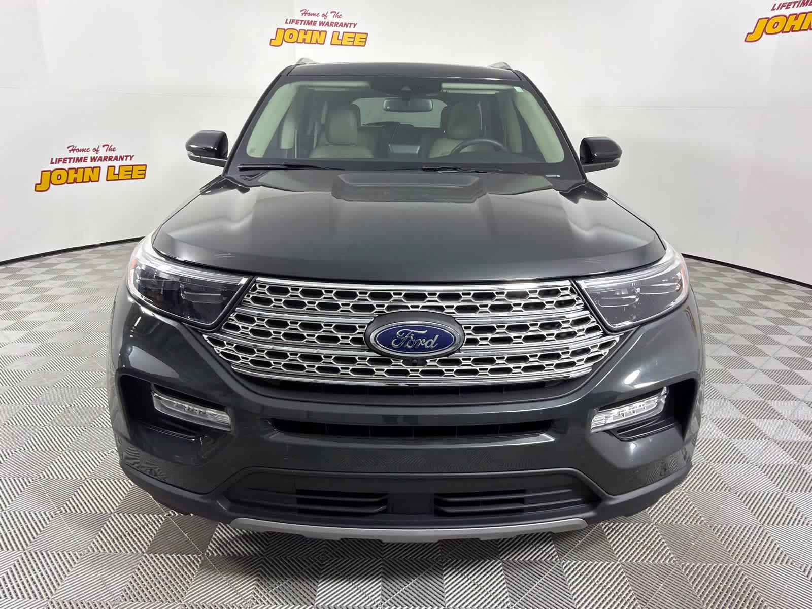 2023 Forged Green Metallic Ford Explorer Limited RWD SUV