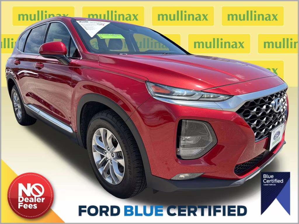 2020 Scarlet Red Hyundai Santa Fe SEL AWD SUV