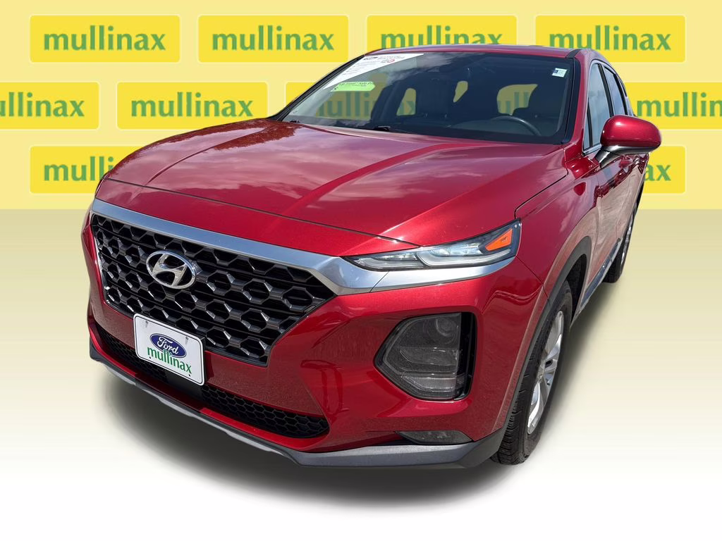 2020 Scarlet Red Hyundai Santa Fe SEL AWD SUV