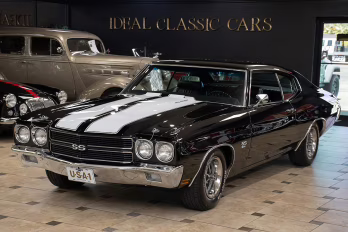1970 Tuxedo Black Chevrolet Chevelle SS396 - P-O-P & Build Sheet Coupe