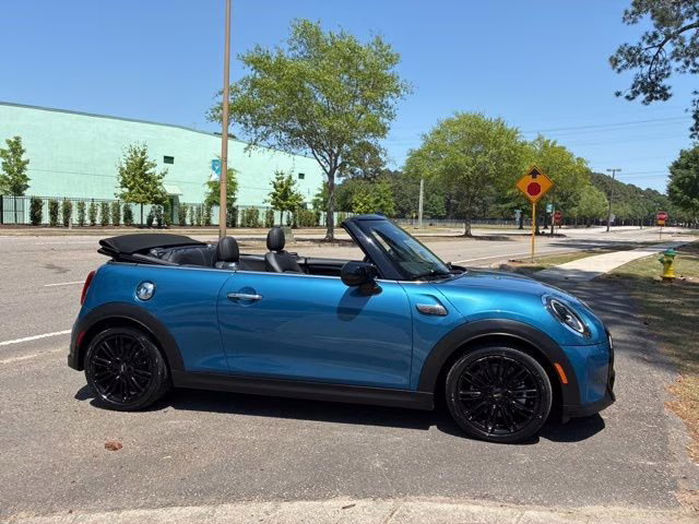 2023 Island Blue Metallic MINI Cooper S FWD Convertible