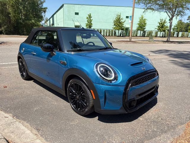 2023 Island Blue Metallic MINI Cooper S FWD Convertible