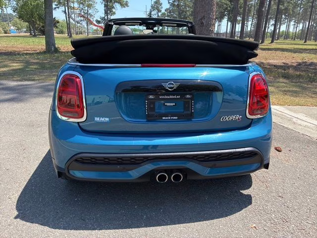 2023 Island Blue Metallic MINI Cooper S FWD Convertible