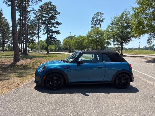 2023 Island Blue Metallic MINI Cooper S FWD Convertible