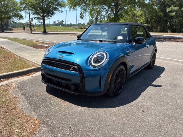 2023 Island Blue Metallic MINI Cooper S FWD Convertible