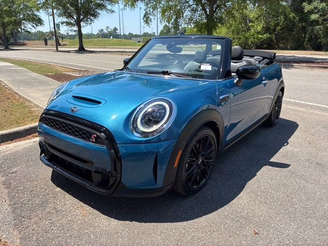 2023 Island Blue Metallic MINI Cooper S FWD Convertible