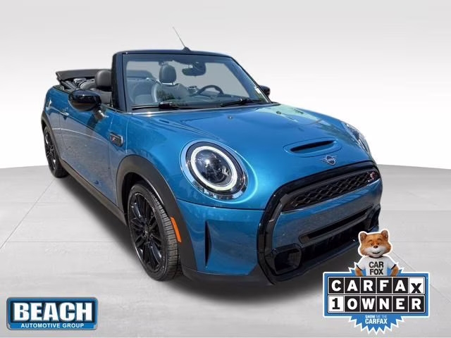 2023 Island Blue Metallic MINI Cooper S FWD Convertible