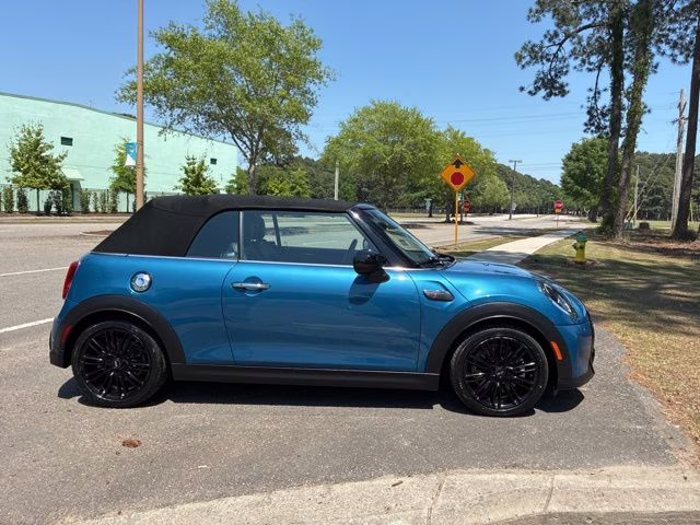 2023 Island Blue Metallic MINI Cooper S FWD Convertible