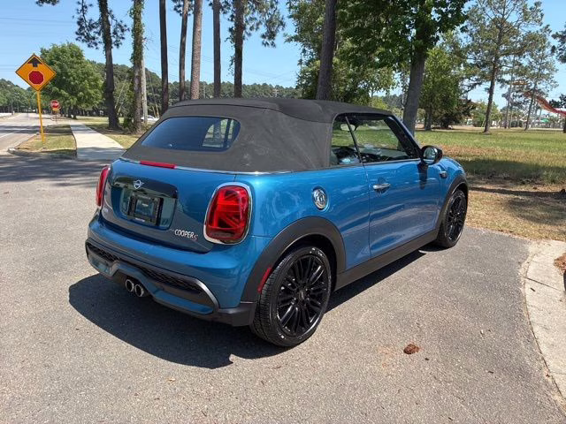 2023 Island Blue Metallic MINI Cooper S FWD Convertible