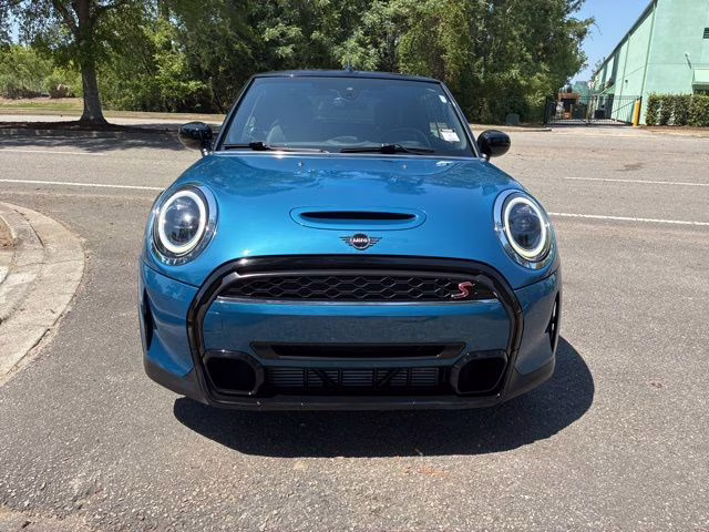 2023 Island Blue Metallic MINI Cooper S FWD Convertible