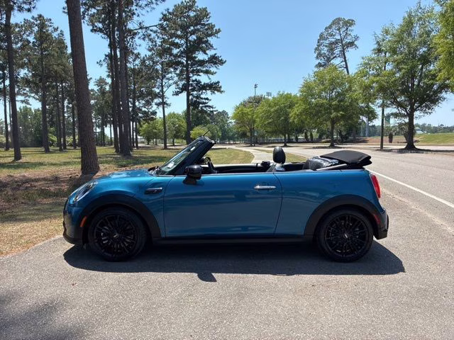 2023 Island Blue Metallic MINI Cooper S FWD Convertible