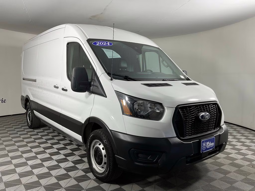2024 Oxford White Ford Transit-250 MEDIUM ROOF 148'' WHEEL BASE RWD Van