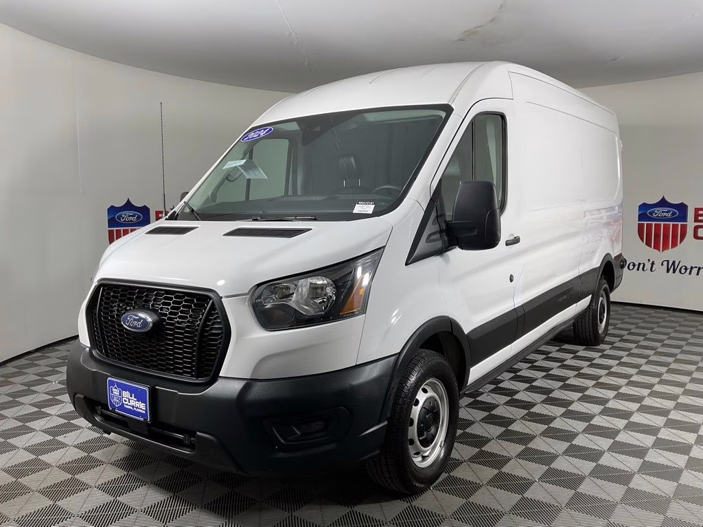 2024 Oxford White Ford Transit-250 MEDIUM ROOF 148'' WHEEL BASE RWD Van