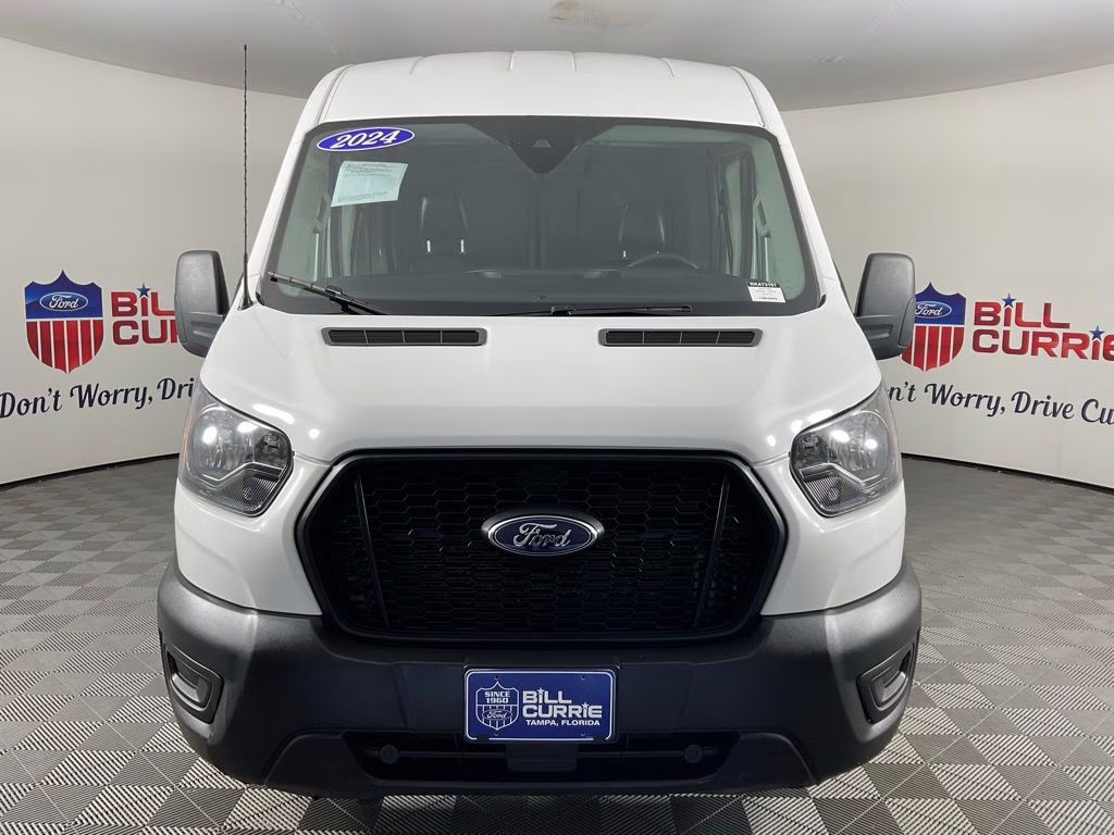 2024 Oxford White Ford Transit-250 MEDIUM ROOF 148'' WHEEL BASE RWD Van