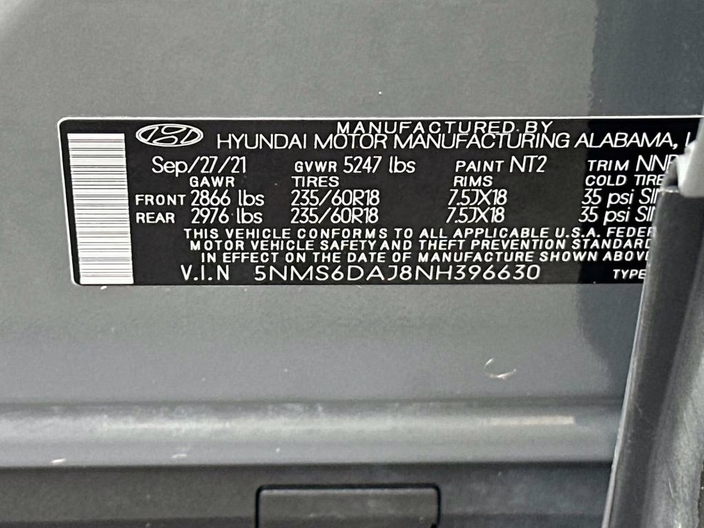 2022 Hampton Gray Hyundai Santa Fe XRT AWD SUV