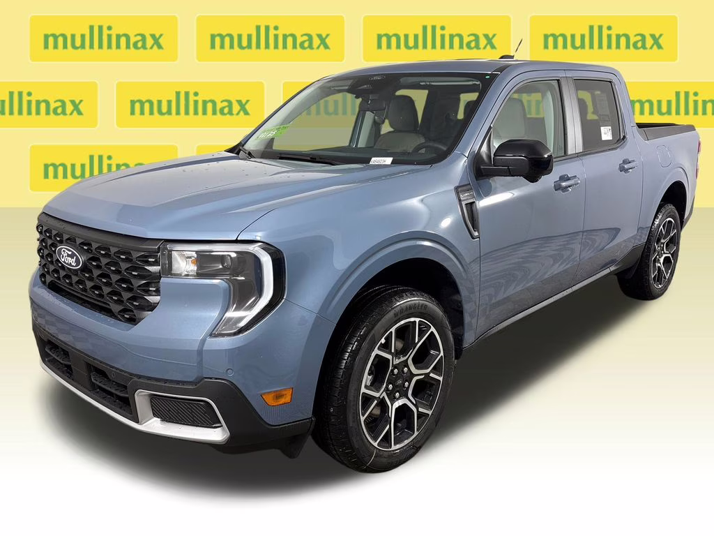 2026 Azure Gray Metallic Tri-Coat Ford Maverick Lariat AWD Truck
