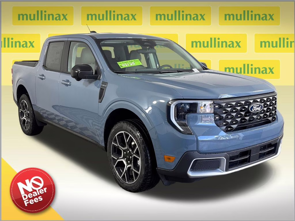 2026 Azure Gray Metallic Tri-Coat Ford Maverick Lariat AWD Truck