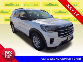 2026 White Metallic Ford Explorer Active RWD SUV