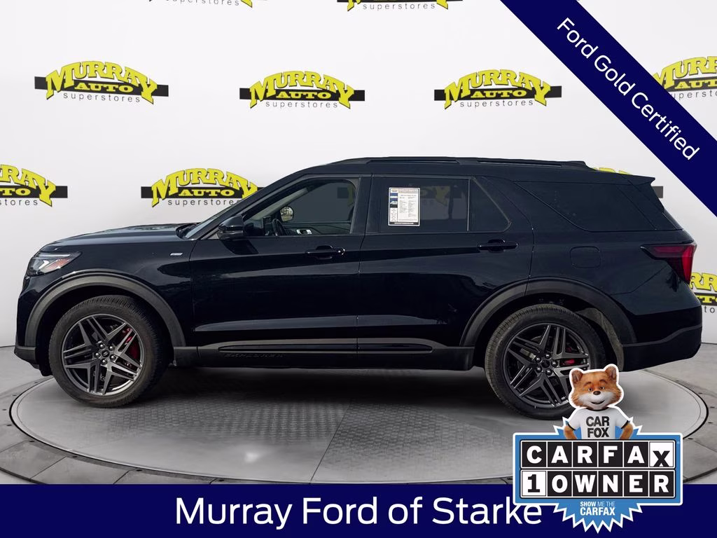 2025 Black Metallic Ford Explorer ST-Line 4X4 SUV