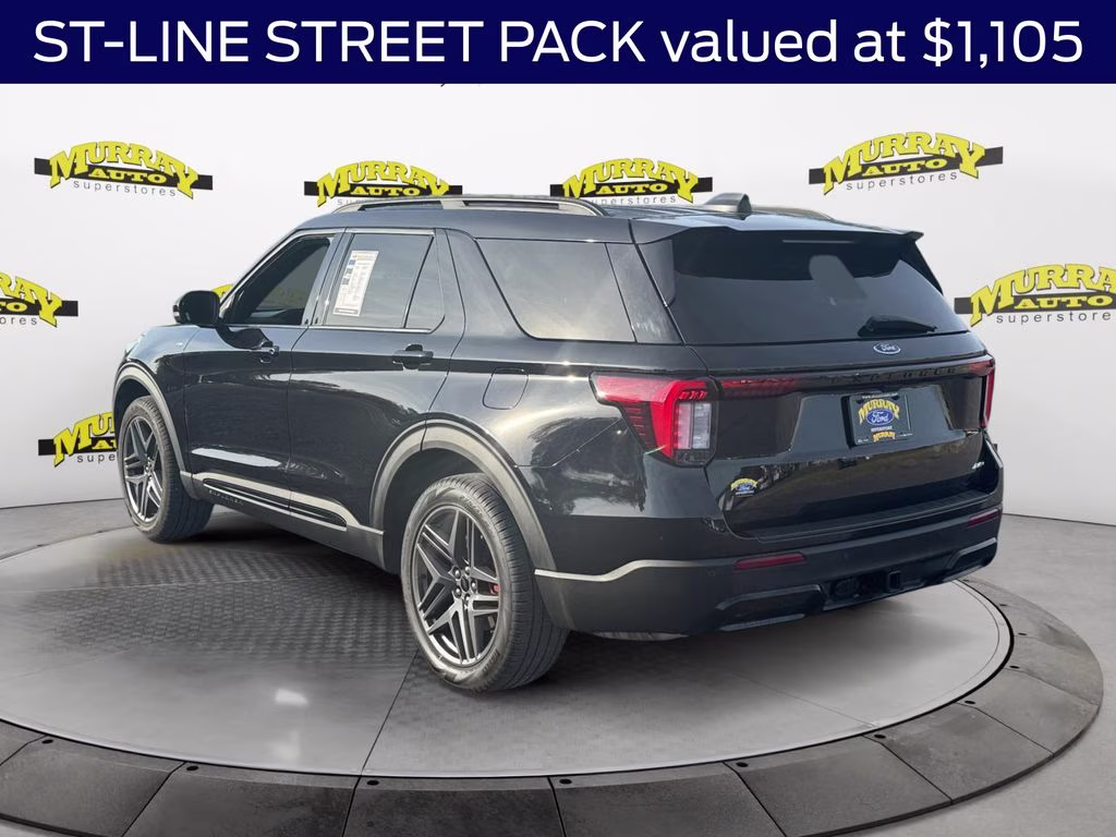 2025 Black Metallic Ford Explorer ST-Line 4X4 SUV