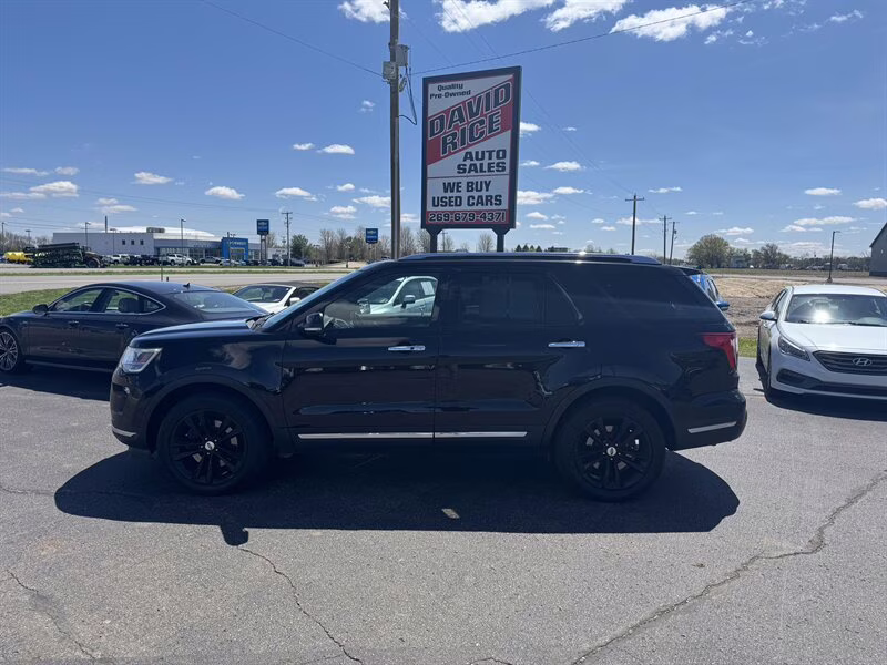 2019 Agate Black Ford Explorer Limited 4X4 SUV