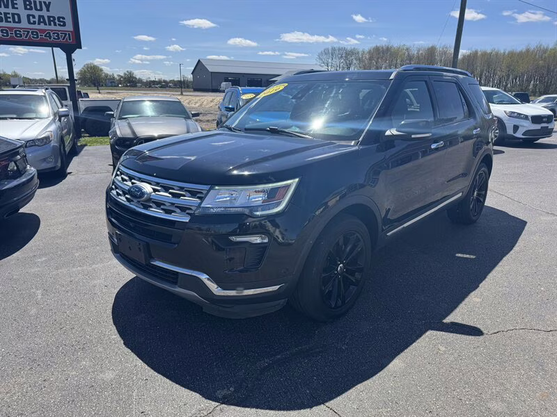 2019 Agate Black Ford Explorer Limited 4X4 SUV