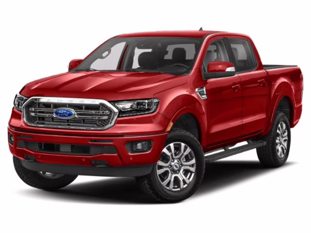2022 Race Red Ford Ranger LARIAT 4X4 Truck